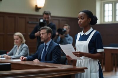 «I WILL DEFEND HIM!» —The Black Maid Who Saved a Billionaire After His Lawyer Abandoned Him in Court
