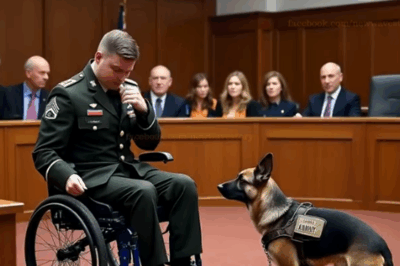 The ex-soldier wanted a final goodbye with his dog in court… But what happened shocked everyone!