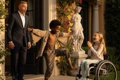 Billionaire Finds black Homeless Boy Dancing for His Paralyzed Daughter… What Happens Next Will Shock You!