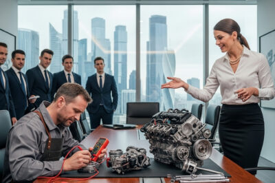 CEO Mocked a Poor Mechanic: “Fix This Engine and I’ll Marry You” — Then He Did It…