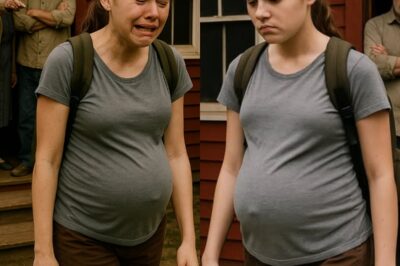 At just 13, Sophia was thrown out of her own home for being pregnant — abandoned by her parents, mocked by neighbors, and left to wander the dark streets with nowhere to go. She cried, begged, and endured nights of terror alone, clutching her belly in the cold rain. Years later, she returned… not broken, but transformed. What she revealed to the very family that disowned her left everyone speechless — and the entire town shaken