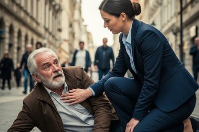 Valerie missed her job interview to save an elderly man collapsing on a busy Chicago street! But when she walked into the office, she nearly fainted from what she saw…