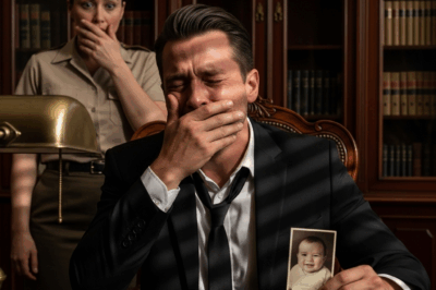 FORCED TO WORK AT NIGHT, AN EMPLOYEE SEES HER BOSS CRYING WHILE LOOKING AT A PHOTO WHERE…