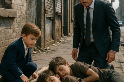 “DAD, THOSE KIDS IN THE TRASH LOOK JUST LIKE M.E!”