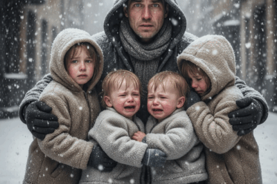 A bakery worker sees 4 ABANDONED CHILDREN in front of his bakery, BUT WHEN HE GETS CLOSER he sees…