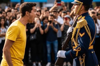 Spoiled brat ridicules a grave sentinel — ensuing event quiets the spectators…