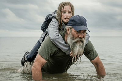 Old Biker Held Drowning Girl Above Water For Three Hours While His Own Body Was Dying