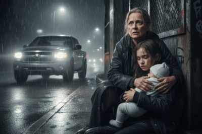My daughter’s desperate call came during the storm: “mom… i’m freezing… please help me… help my baby.” “where are you?” i begged. “daniel left me at a bus stop… the pain…” then, a chilling cry echoed through the line…