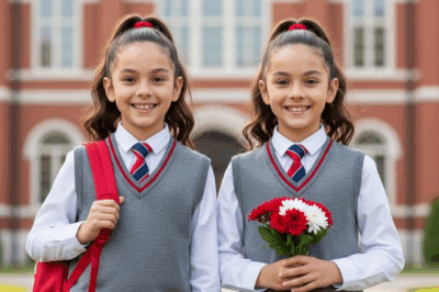 A 6-year-old girl met another girl identical to her at school… and the mother turned pale when she saw the result of the DNA test