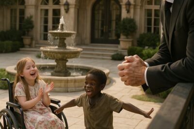 The Billionaire’s Daughter in a Wheelchair Was Silent for Months—Then a Homeless Boy Appeared in the Garden and Changed Everything