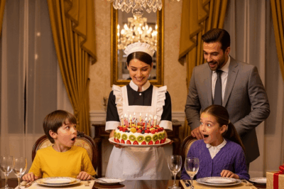 The Millionaire Came Home Early — And What He Saw His Maid Doing With His Kids Made Him Cry