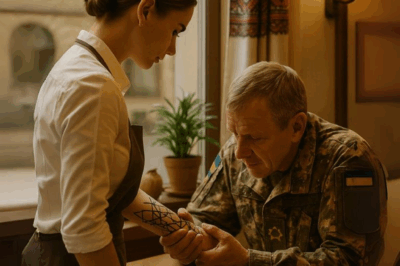 A veteran waitress at a cafe noticed a tattoo on the arm of a young waitress: the man was terrified when he remembered where he had seen this tattoo before.