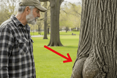 “A FARMER DECIDES TO CUT DOWN A TREE WITH A SWELLING THAT HAD BEEN GROWING FOR 28 YEARS AND…”