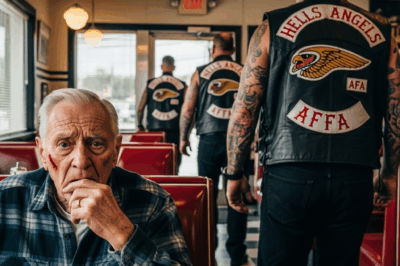 A Thug Slapped an 81-Year-Old Veteran in a Diner… Hour Later, His Son Walked In With Hells Angels….