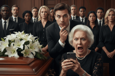 At my husband’s funeral, I got a text from an unknown number: “I’m alive. Don’t trust the children.” I thought it was a cruel prank