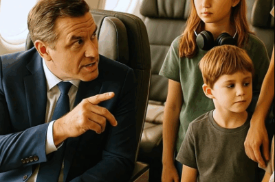 “You Don’t Belong Here,” He Mocked the Mom in Business Class — Then the Pilot’s Voice Made His Smirk Disappear