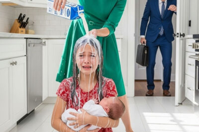 The Stepmother Poured Milk Over the Little Girl… Then the Millionaire Shouted: “ENOUGH!”