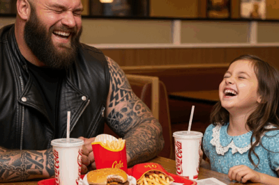 Everyone in the Community Thought This Heavily Tattooed Biker With a Fearsome Reputation Was a Dangerous Predator Who Should Be Feared and Avoided at All Costs — Until the Day the Police Finally Investigated and Discovered the Shocking Truth About His Reality That Left the Entire Town Stunned and Speechless