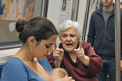 In the Subway, a Young Mother Was Nursing Her Baby When an Older Woman Started Shouting — But Then a Young Man Stepped In and Shocked Everyone