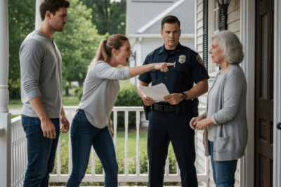 I came home to find my son and his wife painting my bedroom. “We’re moving in,” she announced. “This room is ours now.” They’d used a copied key and my own savings. That night, I changed the locks and put their things on the lawn. The next morning, the police were at my door with a warrant. My son’s wife screamed at me, “Why did you call them?” I smiled. “I didn’t. They’re here for you.”