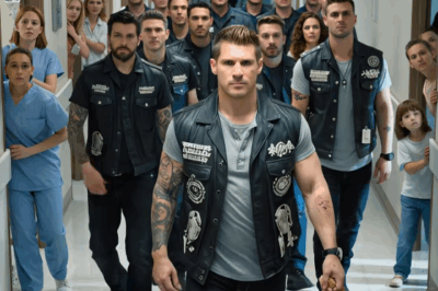 A Thunder of Engines in the Children’s Wing: How a Biker Gang Turned My Son’s Fear Into Courage