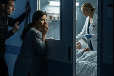 At midnight, my phone rang—my son’s nurse whispered, “Please… come alone.” I slipped through the hospital’s back door, where officers lined the hallway. One gestured for silence. When I finally looked at his bed, the sight nearly stopped my heart…