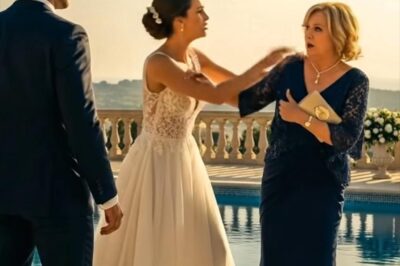 “You’re useless!” my daughter-in-law screamed as she shoved me into the pool at my son’s wedding.
