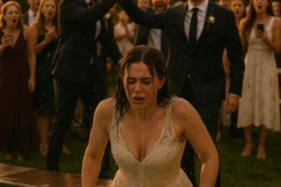 Groom Throws Bride Into Pool During Wedding Photoshoot – The Shocking Moment That Changed Everything