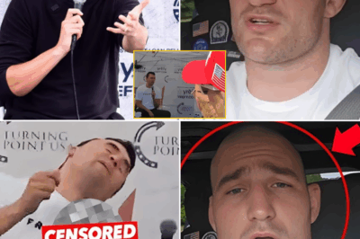 Sean Strickland breaks down in tears while talking about the Charl!e K!rk video — but sharp-eyed viewers noticed something he was trying to hide — until one chilling question changed everything, and his reaction right after left the entire studio silent.