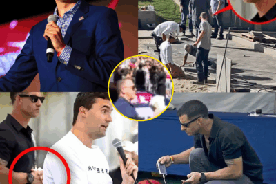 LEAKED VIDEO: Charlie Kirk’s personal bodyguard was caught cleaning up the crime scene just minutes before official investigators arrived — but the one detail they missed on camera has completely turned the story upside down.