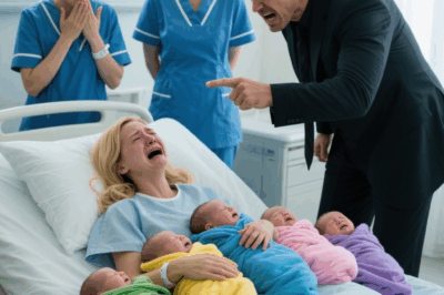 When the quintuplets were born, the room didn’t fill with joy — it froze with suspicion