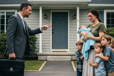 He Threw His Wife and Five Children Out of the House… BUT WHEN HE RETURNED HUMILIATED, EVERYTHING HAD CHANGED!