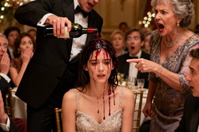 “My Husband Poured Wine on My Head at Dinner — His Mother Laughed… But They Never Expected What I Did Next 😱🍷”