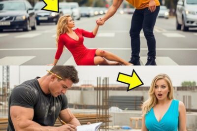 He Hid His Medical Books Among the Bricks at the Construction Site. The Millionaire Watched in Silence, Intrigued by the Construction Worker Who Studied During Breaks. When She Discovered He Was a Single Father, She Made a Decision That Would Change Two Lives Forever.