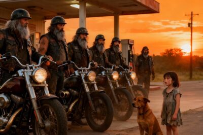 She Ran to the Bikers Crying: ‘You’re Stronger Than My Stepdad!’ — What Happened Next Shocked Everyone