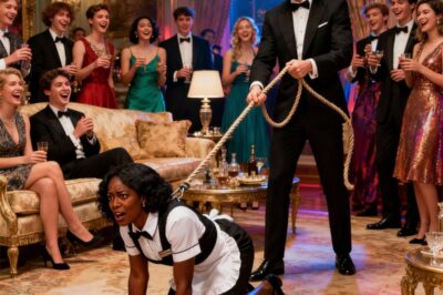 Rich Young Man Spends Money to Force a Black Maid to Crawl Like a Dog Just for Fun — Her Reaction Shocks Everyone…