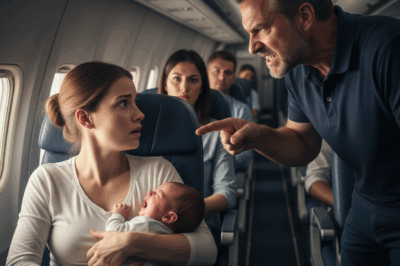 A Rude Passenger Mocked Me and My Crying Baby—Until a Quiet Stranger Stood Up and Changed Everything