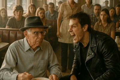 A Motorcyclist Mocked an Elderly Man — Then the Entire Diner Fell Silent at What Happened Next