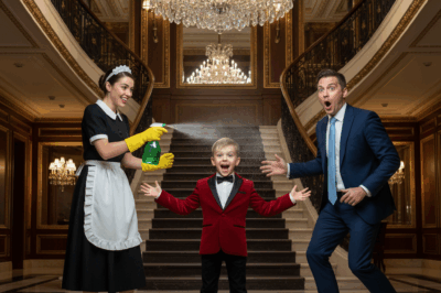 “WHOEVER MAKES MY SON TALK WILL MARRY ME!” SAID THE MILLIONAIRE…AND THE EMPLOYEE SURPRISED EVERYON…