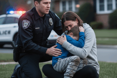 The police called to say my son was found alone on the highway at midnight. At the station, he clung to me and whispered, ‘Dad locked me out…’ Later, when they checked the home cameras, the officer leaned toward me and said, ‘You need to see this