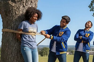 The Principal’s Son Had Tied a Girl to a Tree, Not Knowing Who She Really Was or What Was Going to Happen Next.