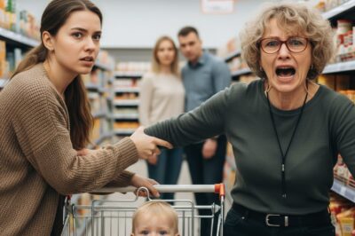At the supermarket, I bought my daughter a small toy for her upcoming birthday. The moment my parents saw us, they caused a scene — yelling that I was selfish for not buying gifts for my sister’s children too. My mom snatched the toy and handed it to my niece, smirking. My father dragged me and my daughter outside, saying we didn’t deserve anything. I walked away that day without a word — but what happened later made them wish they hadn’t crossed that line.
