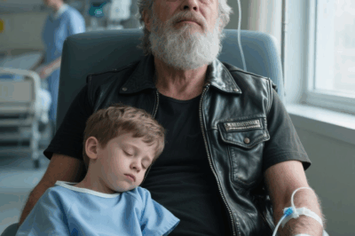 A 68-Year-Old Biker Receiving Hospital Treatment Heard a Toddler’s Cries—And His Next Move Turned the Entire Hospital Ward Into a Scene No One Expected