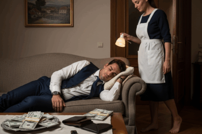 The Millionaire Pretended to Be Asleep to Test His Shy Maid’s Honesty — But When He Opened His Eyes, Her Secret Gesture Left Him Speechless