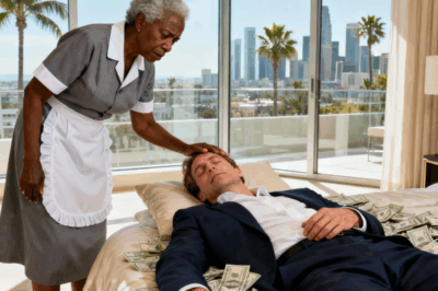 A wealthy CEO pretended to sleep on a pile of money to test his poor Black maid — then he was stunned by what she did…