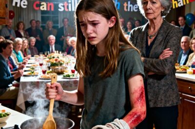 My 15-year-old daughter got second-degree burns while helping in the kitchen before my mother’s birthday dinner. My mom just looked up and said, cold as ice, “She can still stir with the other hand.” Then she made her finish cooking for eighteen guests, acting like nothing had happened. When I found out, I didn’t shout. I didn’t fight back. I simply did what I had to do. Three hours later, my phone started lighting up — fifty missed calls, all from them.
