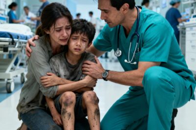 My wife called from the hospital, sobbing: “Honey, the doctor refuses to operate on our son, saying he’s too critical.” I asked, “Who is in charge?” She named the doctor, and I simply replied: “Hold the line. Five minutes.” I didn’t call an ambulance. I called the hospital director directly and everything changed…