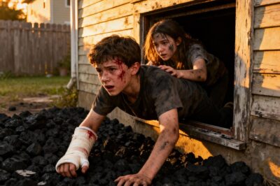 “He crawled out of a forgotten basement with a broken leg, dragging his dying little sister toward the only ray of light left. His escape wasn’t just survival: it was a silent scream the world needed to hear.”