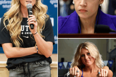 💥 ICE-COLD SHOCKER: RILEY GAINES VS. AOC! “SIT DOWN, AOC — YOU’RE NOT A ROLE MODEL FOR ANYONE.” The studio was set for a civil political panel. It quickly became the most explosive cultural clash of the year. Alexandria Ocasio-Cortez (AOC) was mid-speech, talking “equality in sports.” Riley Gaines, the former swimming star, was silent… until AOC accused her of “fearmongering.” That’s when Gaines leaned into the microphone and delivered six icy words that froze America on live television. Cameras captured the moment AOC stopped dead, stunned. The host was speechless. Within minutes, the clip went instantly viral, with #SitDownAOC trending worldwide and drawing millions of views. Was it a long-overdue moment of truth for millions—or did Gaines just make a career-ending mistake?