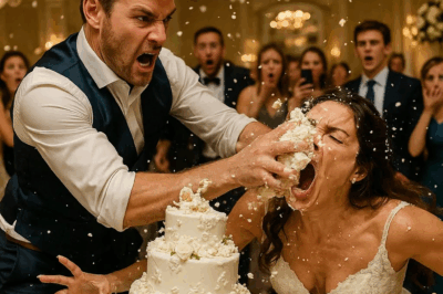 At Her Wedding, Her Groom Shoved Her Face Into the Cake — But When Her Brother Stood Up From His Chair, What Happened Next Left the Entire Room Frozen